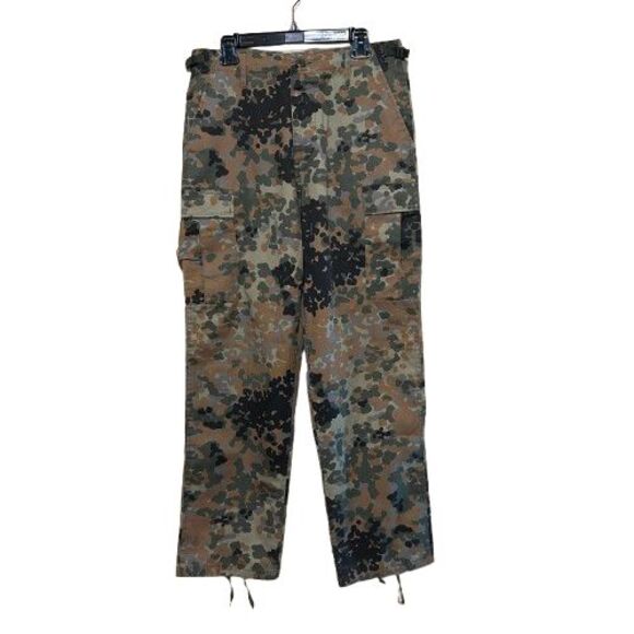 Mil-Tec Camo Pants Mens Medium 32" Inseam Cargo Adjustable Tactical Field - Picture 1 of 10